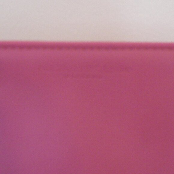 Narciso Rodriguez Parfums Rose Pink Faux Leather Toiletry Make Up Bag w/Handle - Picture 2 of 6